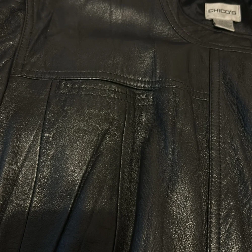 Chicos black leather jacket - Picture 5 of 6